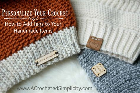 Custom Tags For Crochet
