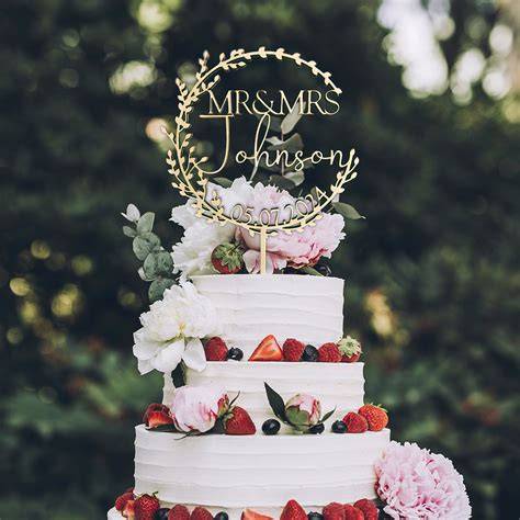 Custom Wedding Cake Topper