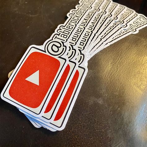 Custom Youtube Car Sticker