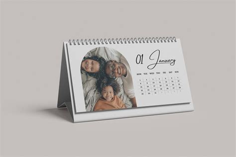 Custom desk calendar design