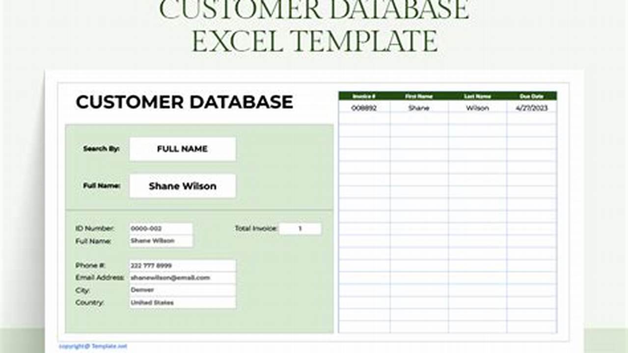 Customer Database Sheet Template: A Comprehensive Guide to Managing Customer Data