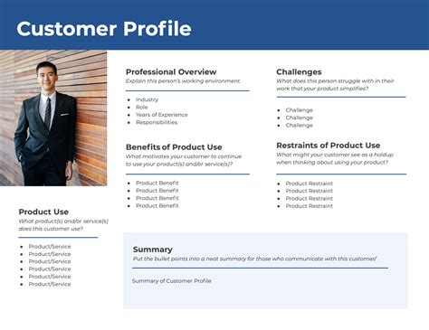 Customer Profile Template Free