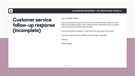 Customer Care Response Templates