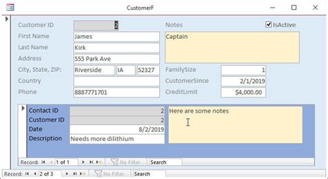 Customer Database and Contact Management