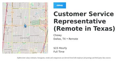 Customer Service Representative in Dallas TX
