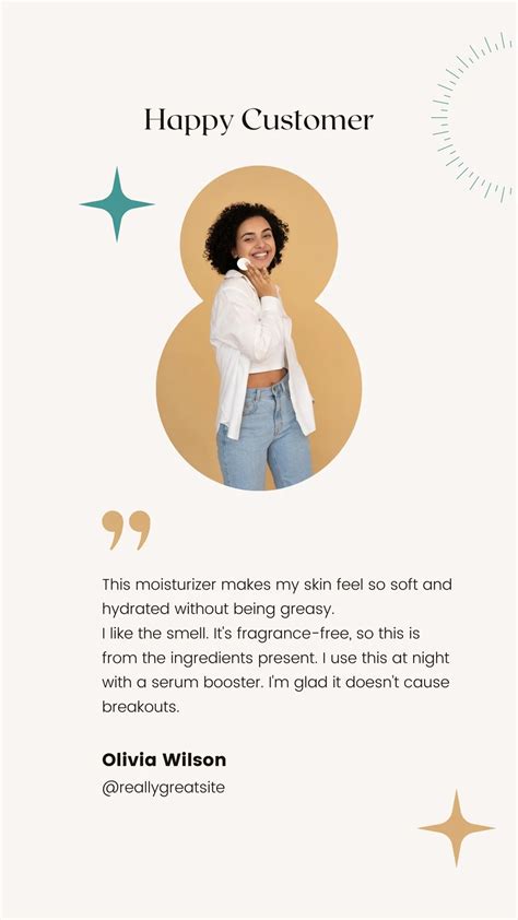 Customer testimonial happy