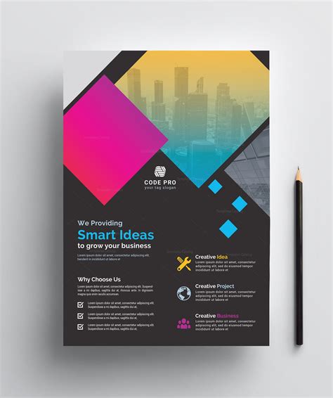 Business Flyer Design PSD Template PSD Zone