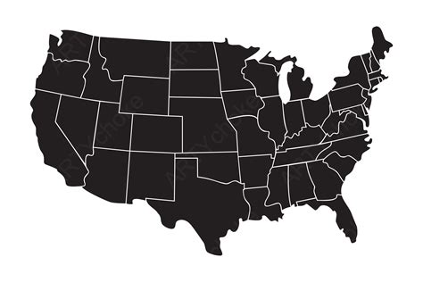 Download Customizable Map of the US SVG File - SVG Design Cricut SVG for Cricut