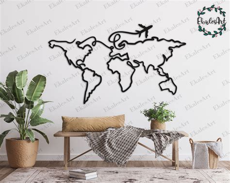 Download Customizable Map of the World SVG File - SVG Design Cricut SVG For Crafts