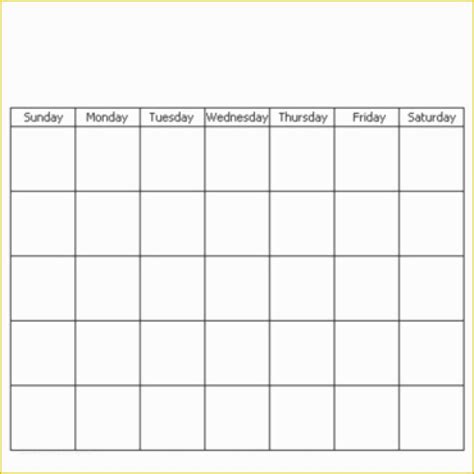 create your free fillable monday through friday calendar get your month at a glance blank