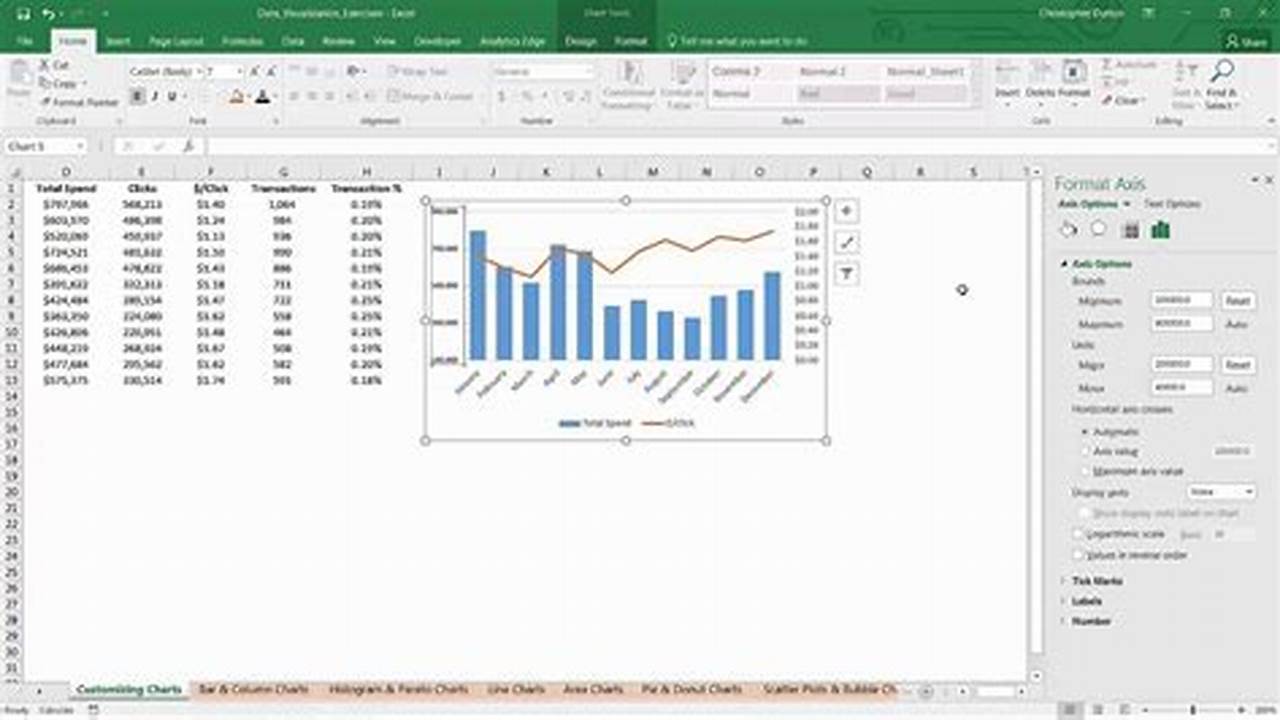 Customization, Excel Templates