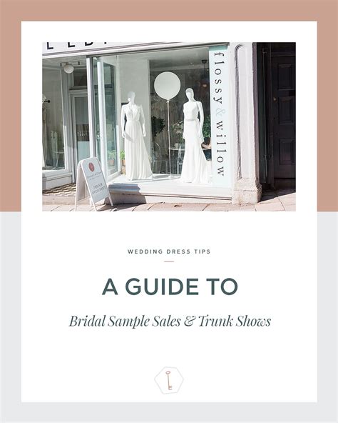 Customization, Sample Sales, and Trunk Shows