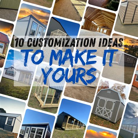 Customization Options to Make It Yours
