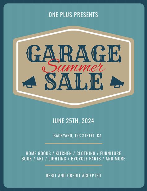 Customize 1,710+ Garage Sale Flyer Templates | PosterMyWall