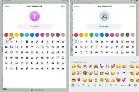 Customize Apple Reminders Lists with Emojis and Symbols