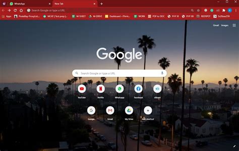 Customize Google Chrome Homepage Background: