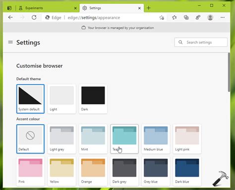 Customize Microsoft Edge Chromium with Accent Colors