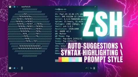 Customize Oh My Zsh with Syntax Highlighting and Auto 