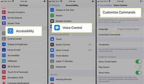 Customize Voice Control commands on iPhone