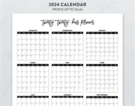 Customize Your Printable 2024 Calendar: A Step-by-Step Guide