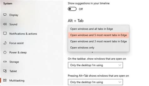 Customize the Alt+Tab Behavior on Windows 10