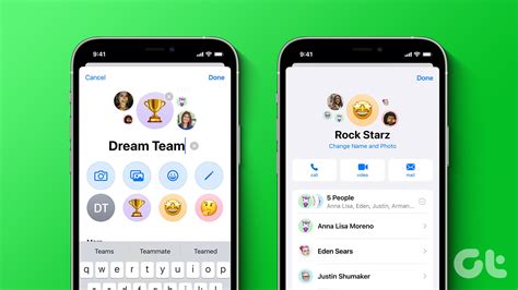 Customize your group chats on iPhone
