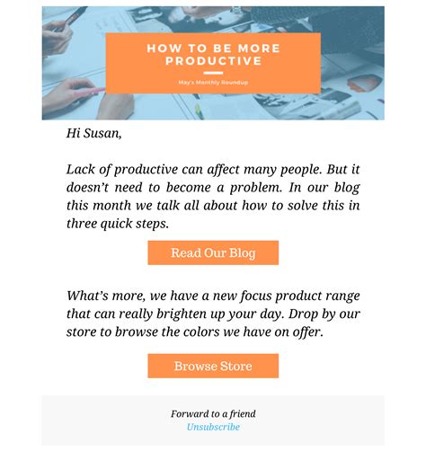 Customized Email Templates