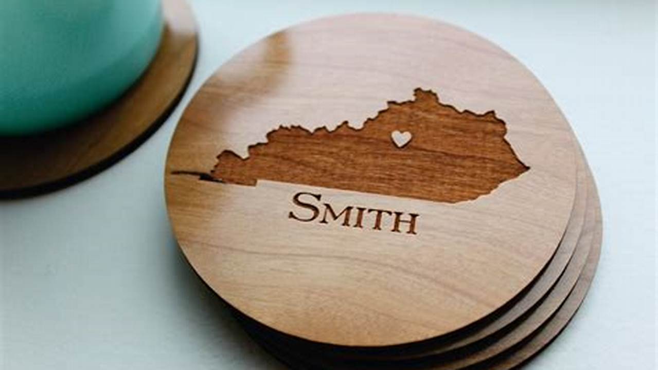 Customized Wooden Coasters for Home Entertainment