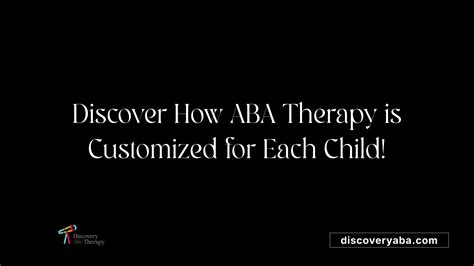 Customized ABA Therapy for Children