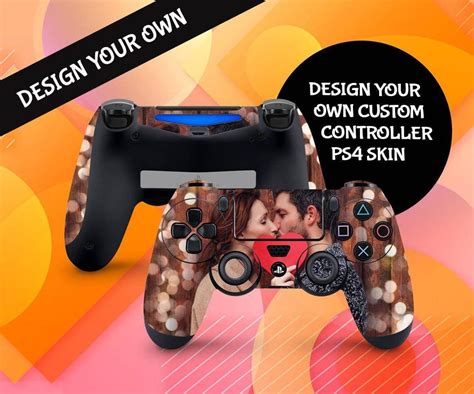 Unleash Your Gaming Style with Personalized PS4 Controller Skins - Express Yourself Like Never Before!