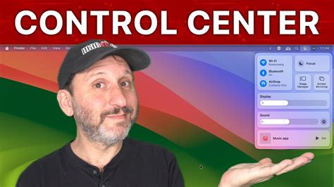 Customizing Control Center on Mac