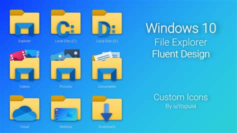 Customizing Windows 10 Icons using File Explorer
