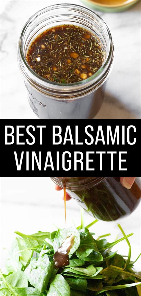 Customizing Your Balsamic Vinaigrette