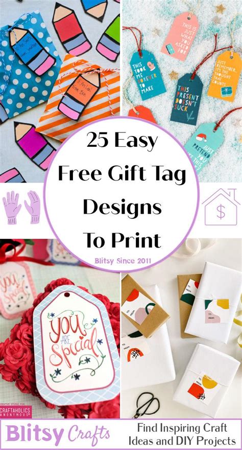 Customizing Your Free Printable Tags for That Special Touch