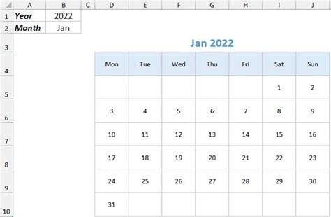 Customizing the Calendar Layout