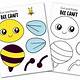 Cut Out Bee Craft Template