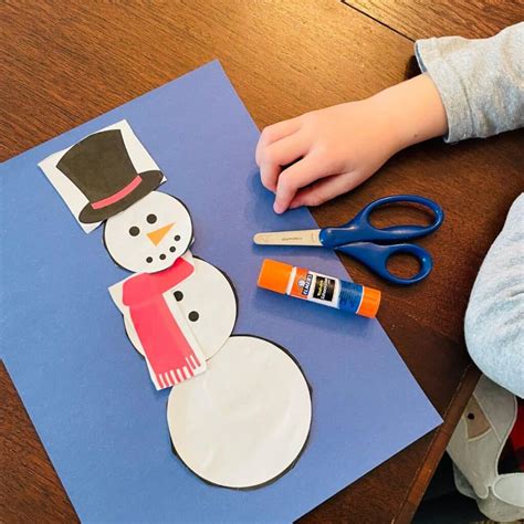 Cut Out Build A Snowman Printable