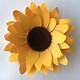 Cut Out Paper Sunflower Template