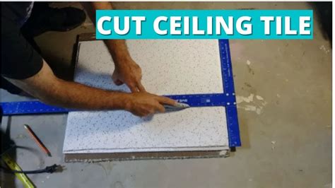 Cut Ceiling Tile