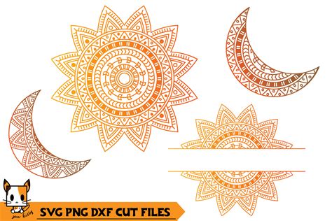 Download Cut Files - the Moon Commercial Use DXF Files