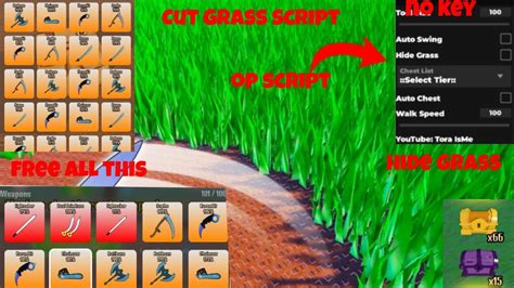Cut Grass Roblox Script