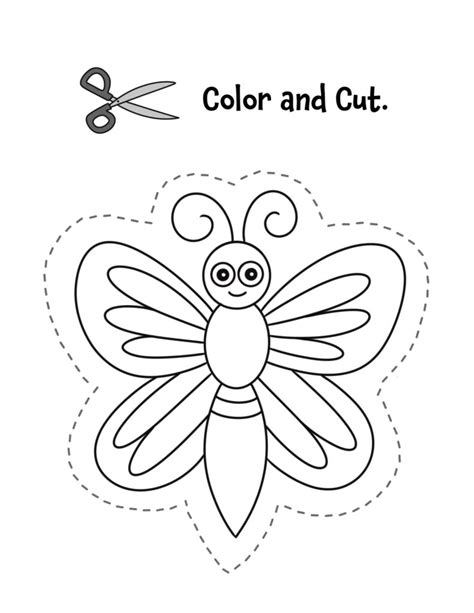 Cut Out Coloring Pages