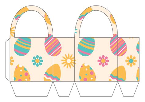 Cut Out Easter Basket Printable