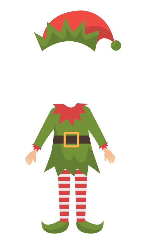 Cut Out Elf Template