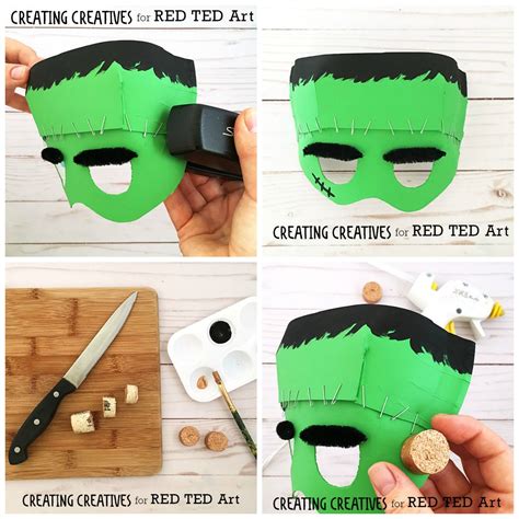Cut Out Frankenstein Mask Printable Therapy Activity
