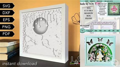 Craft a Mesmerizing Shadow Box Display with Our Cut Out Free SVG File Collection!
