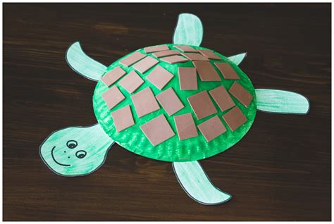 Cut Out Paper Plate Turtle Template