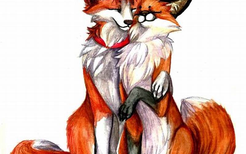 Cute Fox Friends Cartoon