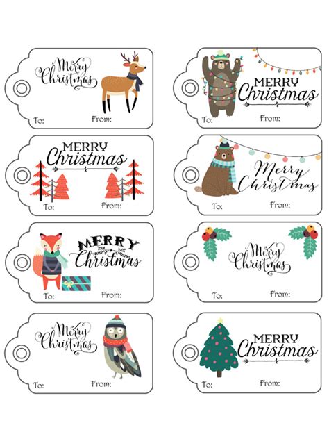 Cute Gift Tags Printable