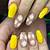 Cute Yellow Nail Designs